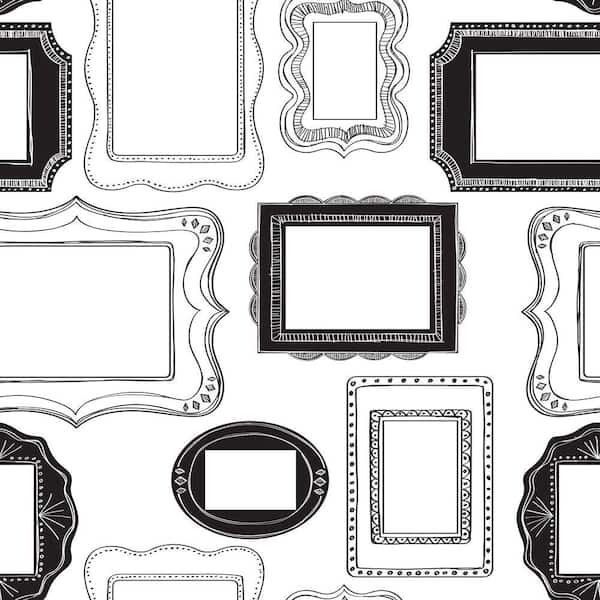 NuWallpaper Photo Opp Frames Vinyl Strippable Wallpaper (Covers 30.75 sq. ft.)