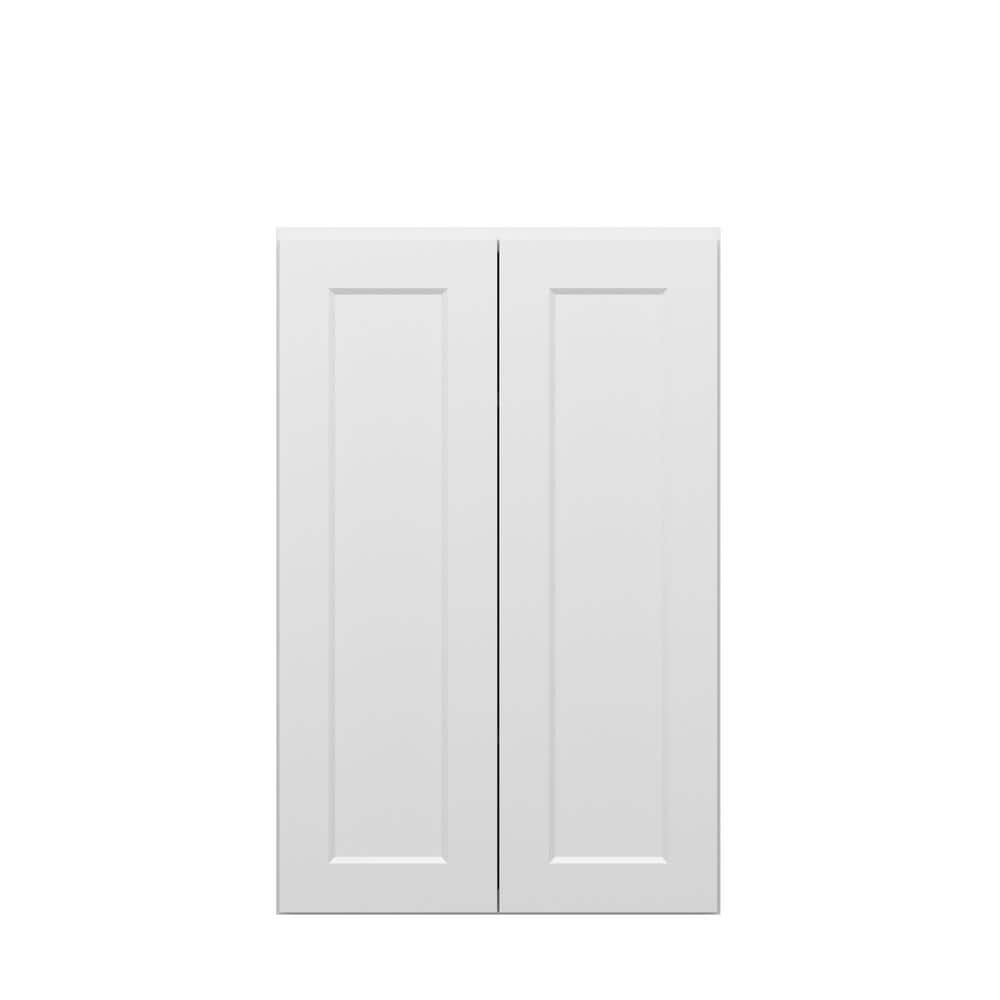 Norfolk Shaker 27 in. W x 42 in. H x 12 in. D in Painted White Plywood Asse