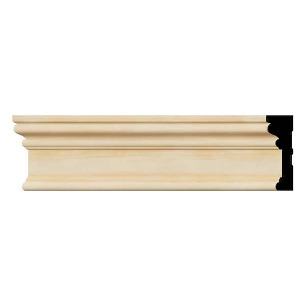 BRB3 0.69 in. D x 2.25 in. W x 96 in. L Wood (Pine) Baby Howe Casing Moulding
