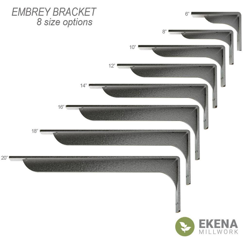 Stainless Steel 6" Industrial Countertop Bracket