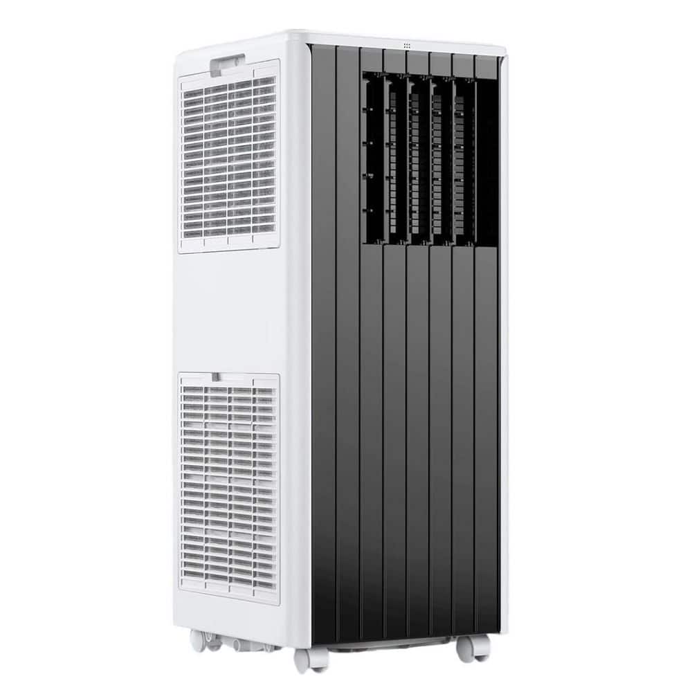 8000 BTU Portable Air Conditioner Cools 350 Sq. Ft with Cooling, Fun, Dehumidifier, Remote Control, Sleep Modes in Gray price history on PriceWatchPro