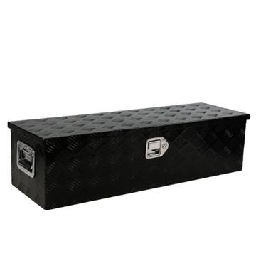 90 Gal. Metal Deck Box 39 in. Aluminum Underbody Truck Tool Box Storage Box with Lock Keys Latch for Truck Van Trailer