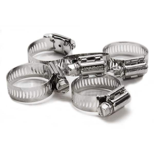 Marine Grade 300 Series Stainless Steel, SAE #16 Worm Gear Hose Clamp treated with NL-19