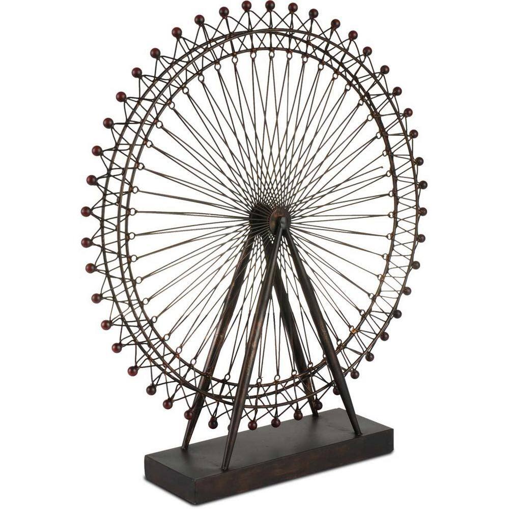 Mercana London Eye Abstract Metal Decorative Object 57117 - The Home Depot