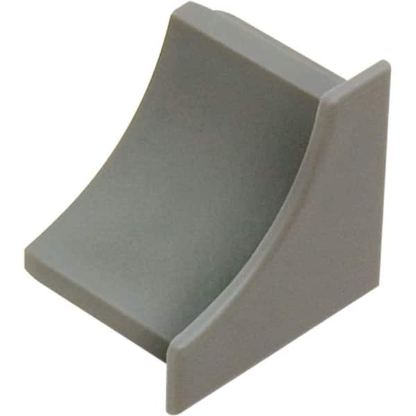 Dilex-HKW Grey 1 in. x 1 in. PVC End Cap