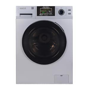 1.62 cu. Ft./15lbs Fully Built-in All-in-One Washer Dryer Combo Ventless 110V in Silver