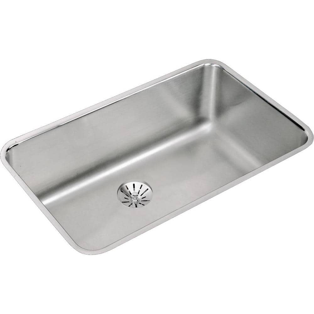 Lustertone Undermount Stainless Steel 31 in. Single Bowl Kitchen Sink price history on PriceWatchPro