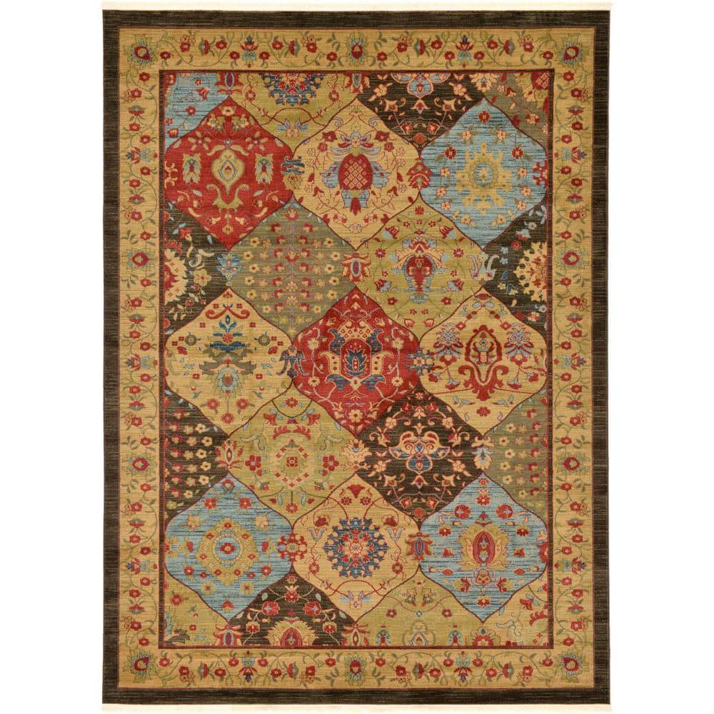 Unique Loom Edinburgh Tulip Multi 8' 0 x 11' 0 Area Rug 3120655 The Home Depot