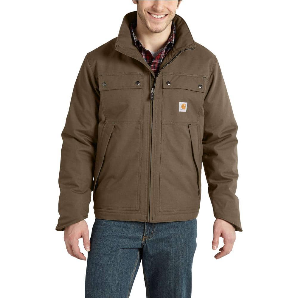 Carhartt Men's Tall Large Canyon Brown Cotton/Polyester Quick Duck
