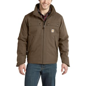 Carhartt Men's 2X-Large Canyon Brown Cotton/Polyester Quick Duck 