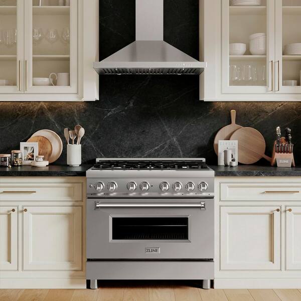 ZLINE Kitchen and Bath 36 in. 4.6 cu. ft. Legacy Dual Fuel Range