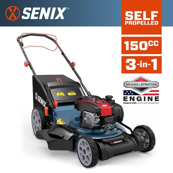 22 in. 150cc 4-Cycle Briggs and Stratton Gas Self-Propelled Lawn Mower with 3-in-1 Bagging, Mulching, Side Discharge