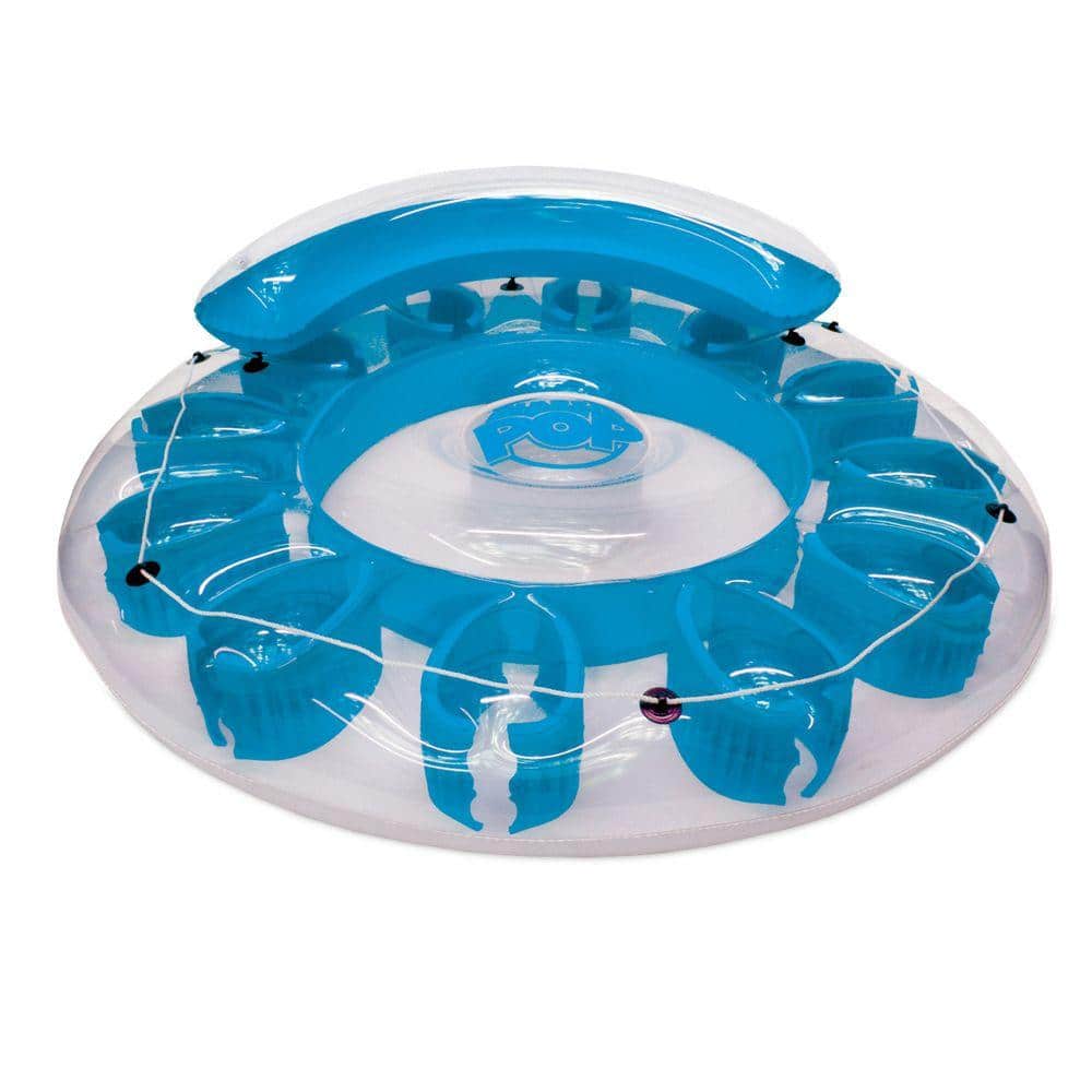 Poolmaster Blue Water Pop Swimming Pool Float Island 06621 - The Home Depot