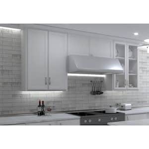 Homage Loyalty Gray/White 3 in. x 12 in. Textured Look Porcelain Subway Wall Tile (4.85 sq. ft./Case)