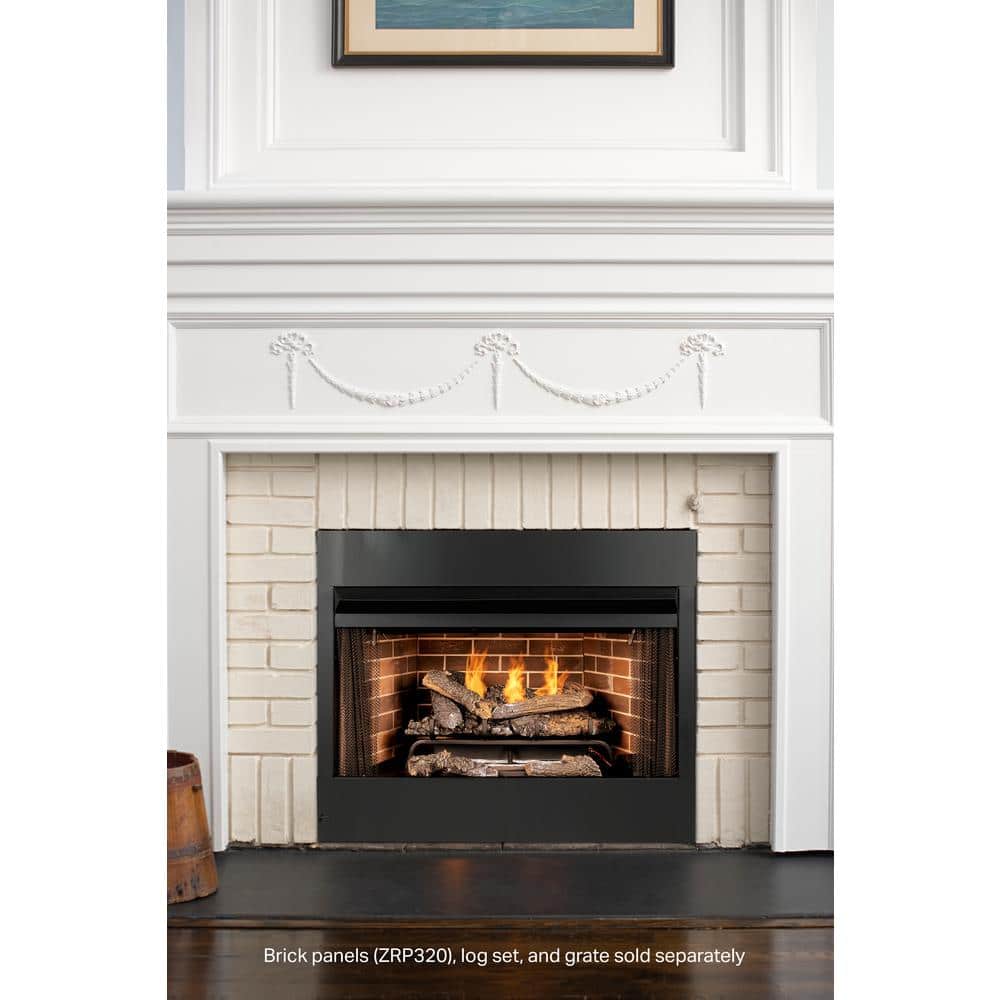 Pleasant Hearth 32" Black Radiant Vent-Free Firebox