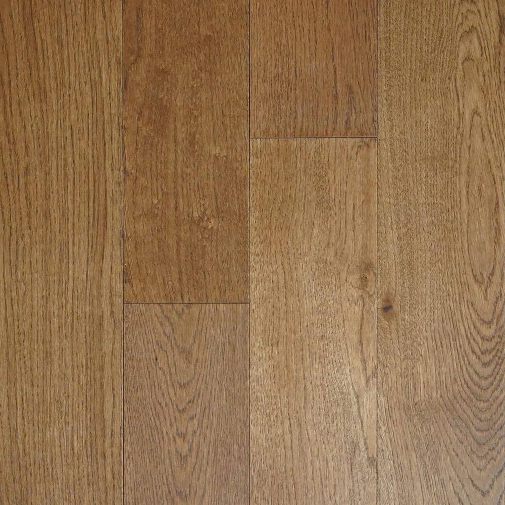 Fontainebleau Oak 1/2 in. T x 5 in. W Tongue and Groove Wire Brushed Engine