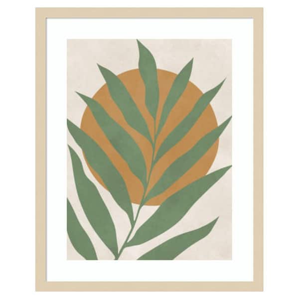 Amanti Art Floral and Tropical 3 by Vitor Costa 1 Piece Framed Giclee Nature Art Print 25 in. x 20 in.