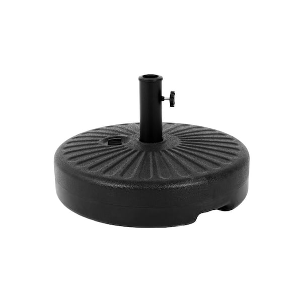 83 lb. Capacity Plastic Patio Umbrella Base in Black