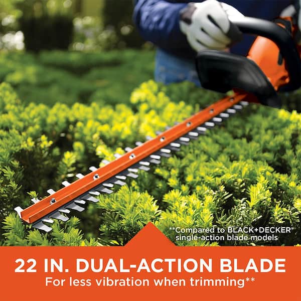 Hedge Trimmer Maxlander Hedge Trimmer Cordless with 22”Dual-Action Blade,  Electric Hedge Trimmer Include 20V 2.0Ah Battery and Fast Charger