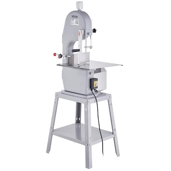 VEVOR Commercial Electric Meat Bandsaw 1500-Watts Stainless Steel Bone Saw  Machine Frozen Meat Cutter, Silver LSJGJ1500W420HDRYV1 - The Home Depot