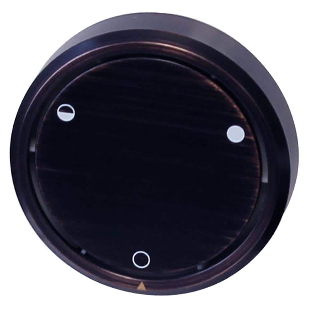 Patented Deep Soak Round Replacement 2-Hole Bathtub Overflow Cover for Full