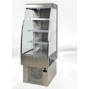 22in.W 8.8 cu.ft. Open Air Grab and Go Refrigerator in stainless