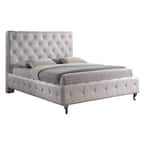 Baxton Studio Stella Transitional White Faux Leather Upholstered