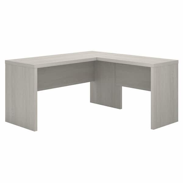 Bush Furniture Echo 60 in. L-Shaped Gray Sand Desk