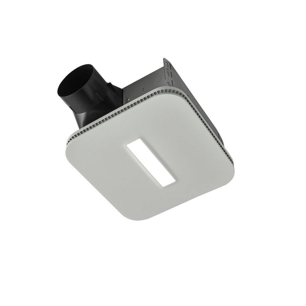 Broan-NuTone Easy to Install 80 CFM Bathroom Exhaust Fan with LED Clean  Cover, ENERGY STAR AERN80LK - The Home Depot