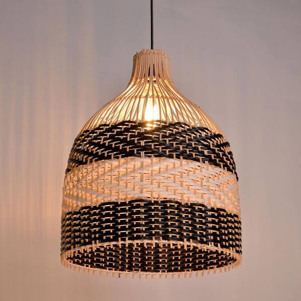 Arturesthome Rattan Woven Pendant Light Ceiling Chandelier