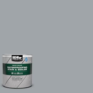 1 qt. #ECC-33-1 Iron Wood Solid Color Waterproofing Exterior Wood Stain and Sealer