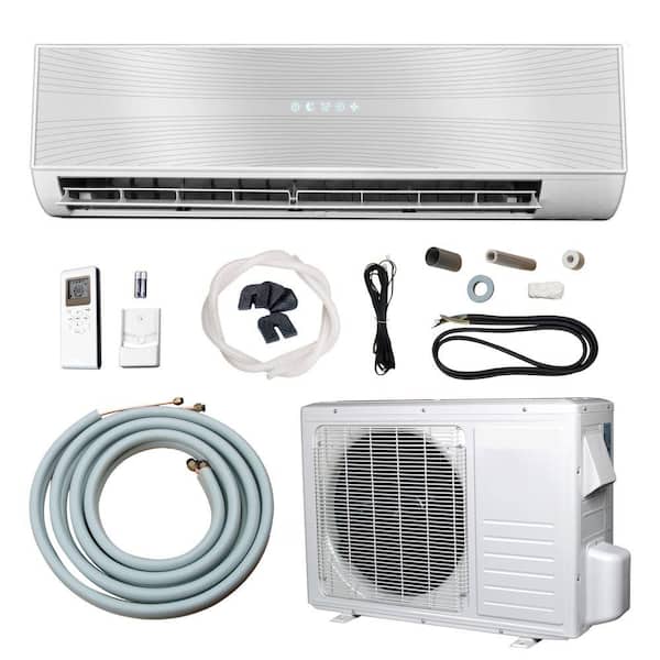 Ramsond 9,500 BTU (3/4 Ton) Ductless (Duct Free) Mini Split Air Conditioner and Heat Pump - 110V/60Hz
