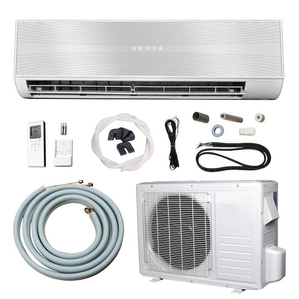 Ramsond 9,500 BTU (3/4 Ton) Ductless (Duct Split Air Conditioner and Heat Pump - 110V/60Hz 27GW2 - The Home Depot