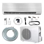 12,000 BTU 1+ Ton Ductless Mini Split Air Conditioner and Heat Pump - 220-Volt/60Hz