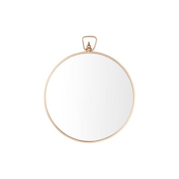 StyleWell Kids Medium Round Gold Bow Mirror (24 in.) V212893 - The Home  Depot