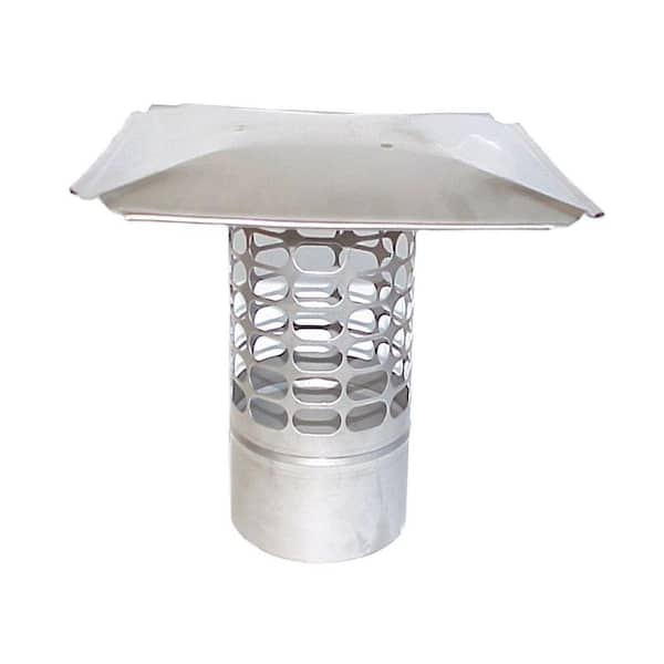 The Forever Cap Slip-In 10 in. Round Fixed Stainless Steel Chimney Cap