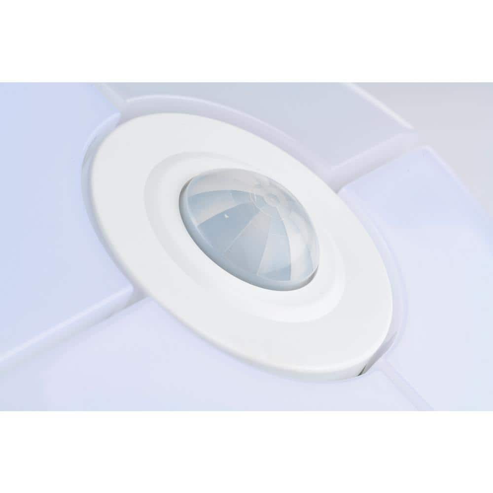20W White Plastic LED Motion Sensor Security Flood Light