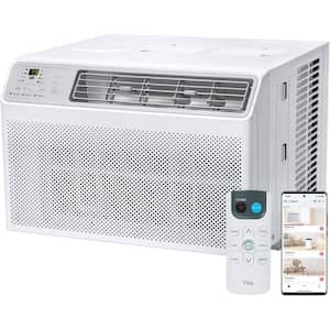 8000 BTU Smart Window Air Conditioner, Fan and Dehumidifier, 350 sq. ft., Remote Control