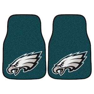 Philadelphia Eagles 18 in. x 27 in. 2-Piece Carpeted Car Mat Set