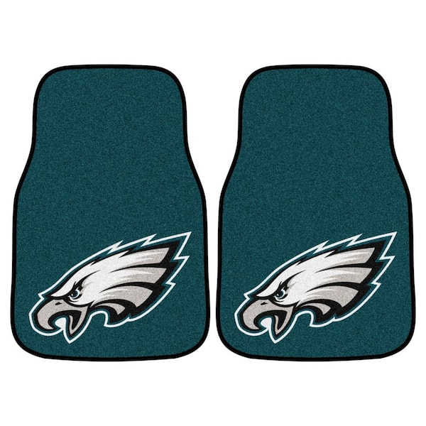 Philadelphia Eagles Car Mats Heavy Duty 2 Piece Vinyl 