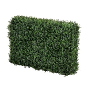 72 in. Green Artificial Cedar Hedge