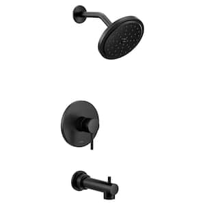 Align M-CORE 3-Series 1-Handle Tub and Shower Trim Kit in Matte Black (Valve Not Included)
