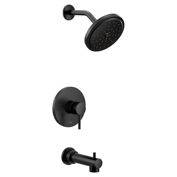 MOEN Align M-CORE 3-Series 1-Handle Tub and Shower Trim Kit in Matte Black (Valve Not Included)