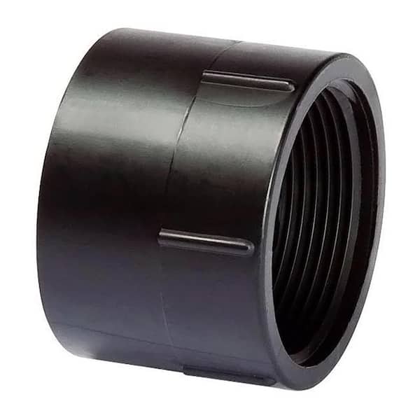 VPC 2 in. ABS Plastic DWV Hub x FIPT Adapter Fitting