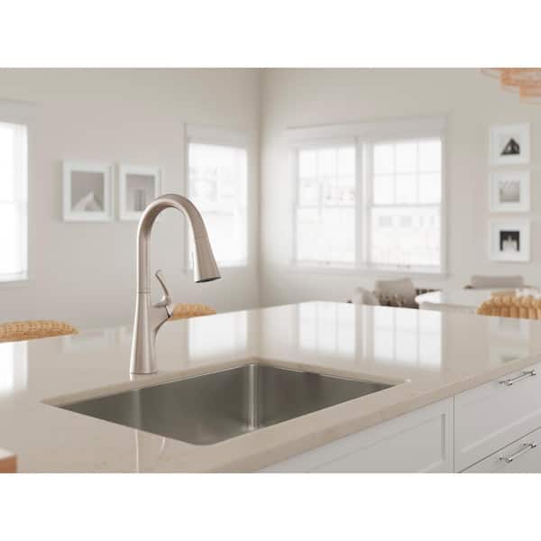 Talega Pull-Down Kitchen Faucet Spot Defense Stainless Steel