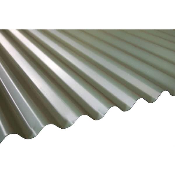 Unbranded 16 ft. Patina Green Deep Corrugated Steel Roof Panel
