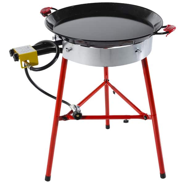 Ring Chef Series Classic Kit with Paella Pan, Dual Gas Burner and Stand for 16 Servings