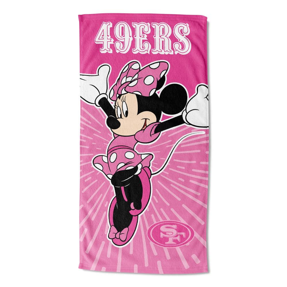 THE NORTHWEST GROUP NFL Disney NFL Minnie 49ers Spirit Hugger and Beach ...