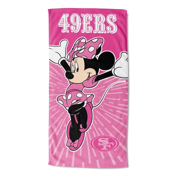 NFL Disney NFL Minnie 49ers Spirit Hugger and Beach Towel
