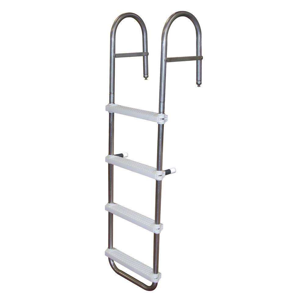 Tommy Docks 4-Step Anodized Aluminum Boarding Ladder TD-60279 - The ...